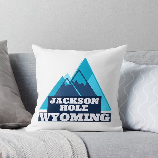 Item preview, Jackson Hole Wyoming Vintage Mountain Design in Blue – Rustic Outdoor Adventure Gift designed and sold by nirajsham.