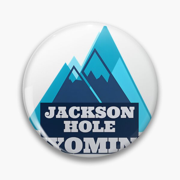 Item preview, Jackson Hole Wyoming Vintage Mountain Design in Blue – Rustic Outdoor Adventure Gift designed and sold by nirajsham.