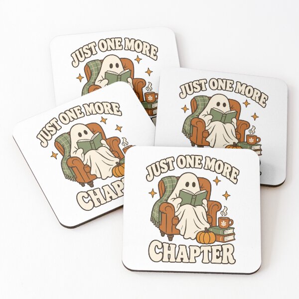 Item preview, Just One More Chapter – Cozy Reading Ghost for Book Lovers designed and sold by PT PROJECT.