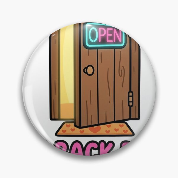 Item preview, The Back Door Is Always Open Funny Cheeky Sticker designed and sold by Off Beat Tee Hut.