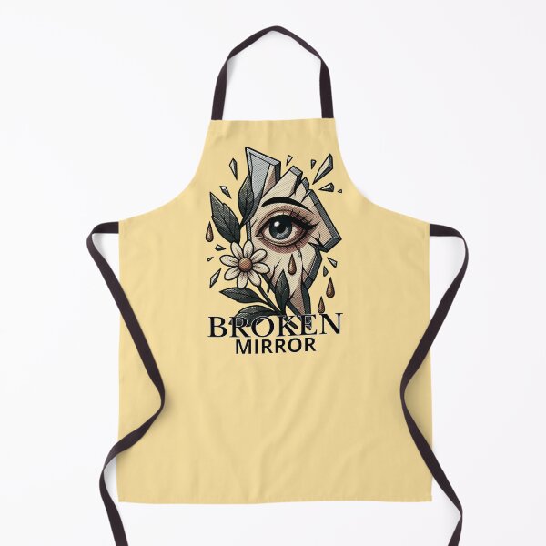 Item preview, Broken Mirror Crying Eye Vintage Comic Tattoo Art designed and sold by MarCinu Art.