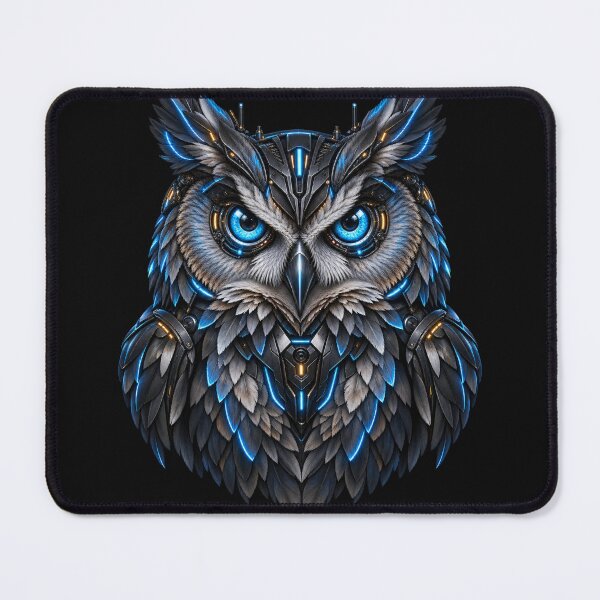 Item preview, Cybernetic Owl — Night Surveillance Unit designed and sold by Dovarune.