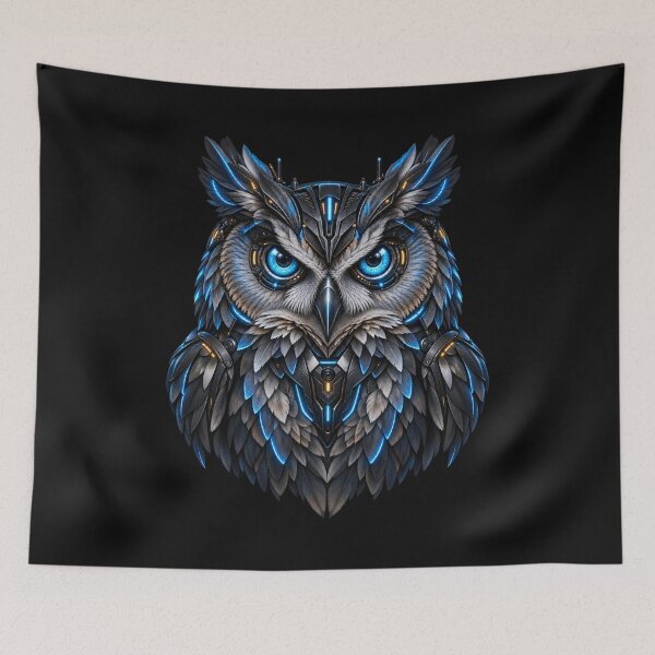 Item preview, Cybernetic Owl — Night Surveillance Unit designed and sold by Dovarune.