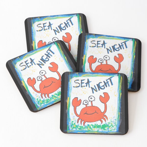 Item preview, Sea night - Sea and crab designed and sold by Graffystyle.