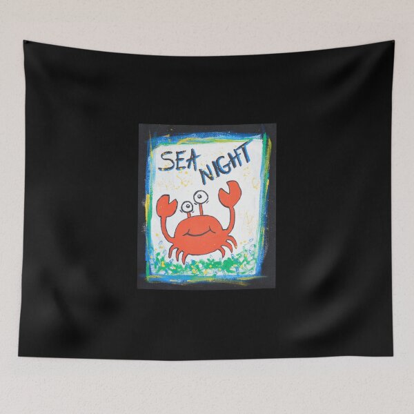 Item preview, Sea night - Sea and crab designed and sold by Graffystyle.