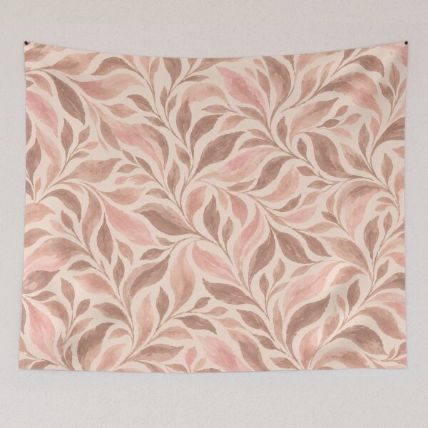 Artikelvorschau, Blush Botanical Leaves – Soft Watercolor Pattern entworfen und verkauft von HO•Designs.