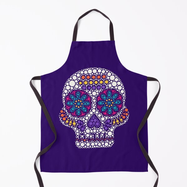 Item preview, Colorful Dot Art Sugar Skull designed and sold by Paolo-Bandal.
