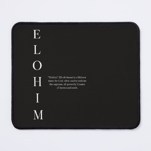 Item preview, Elohim Hebrew Name Of God – Minimalist Christian Typography Design designed and sold by EatPrayLive.