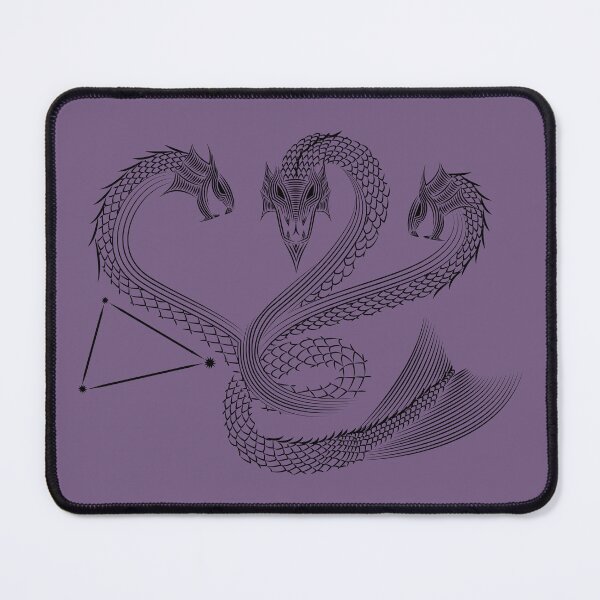 Item preview, Hydrus Celestial Serpent Black Minimalist Geometric Design designed and sold by JAMerArc.