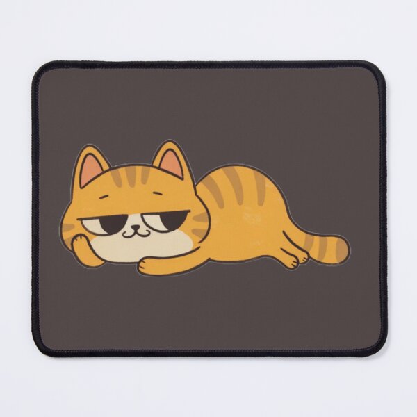 Item preview, Sleepy Orange Tabby Cat – Cute Lazy Unimpressed Cat designed and sold by Mousy17.