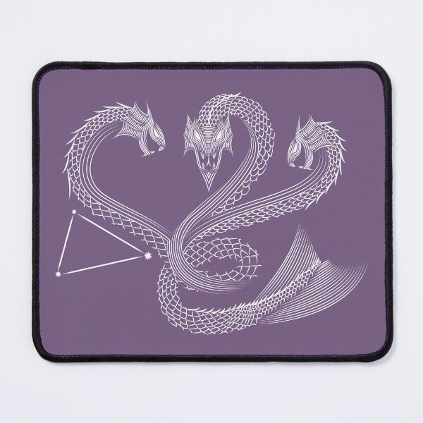 Item preview, Hydrus Celestial Serpent White Minimalist Geometric Design designed and sold by JAMerArc.