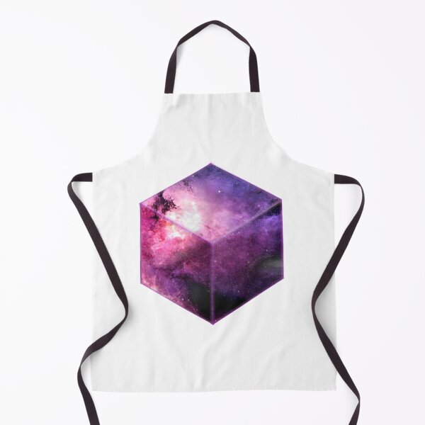 Item preview, Galaxy Cube Artwork with Cosmic Space and Starry Design designed and sold by supunchamara.