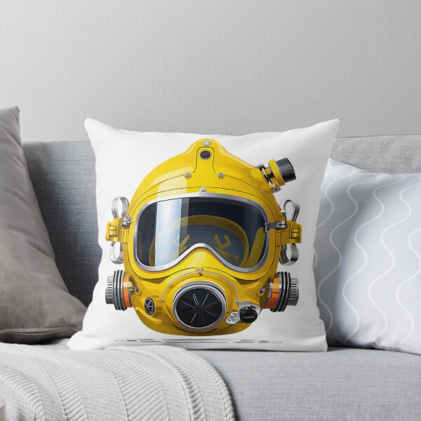 Item preview, Vintage Commercial Diver Helmet Illustration for Underwater Exploration Enthusiasts designed and sold by zwaftney.