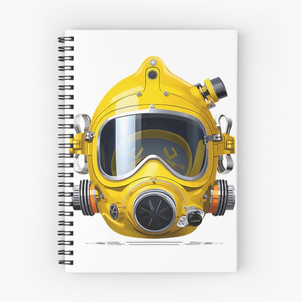 Item preview, Vintage Commercial Diver Helmet Illustration for Underwater Exploration Enthusiasts designed and sold by zwaftney.