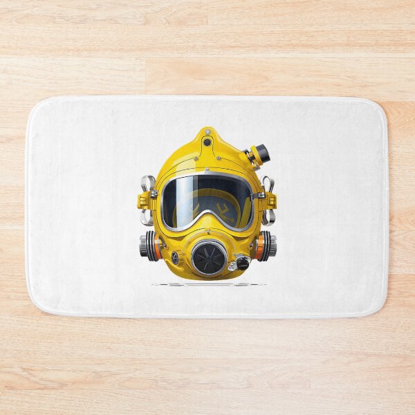 Item preview, Vintage Commercial Diver Helmet Illustration for Underwater Exploration Enthusiasts designed and sold by zwaftney.