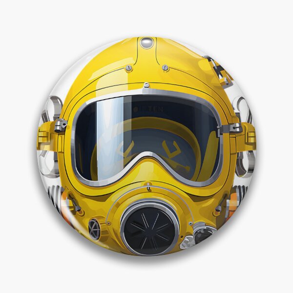 Item preview, Vintage Commercial Diver Helmet Illustration for Underwater Exploration Enthusiasts designed and sold by zwaftney.