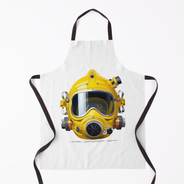 Item preview, Vintage Commercial Diver Helmet Illustration for Underwater Exploration Enthusiasts designed and sold by zwaftney.