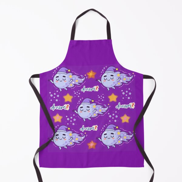 Item preview, Kawaii Dreamy Shooting Stars Purple Pattern designed and sold by Azurart2.