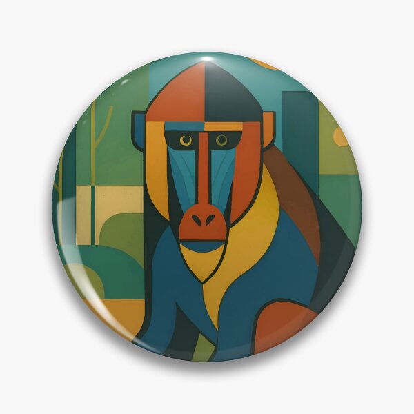 Item preview, Mandrill Illustration – Majestic Wildlife Portrait designed and sold by GalleryKauffeld.