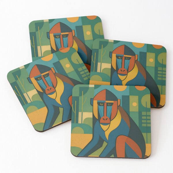 Item preview, Mandrill Illustration – Majestic Wildlife Portrait designed and sold by GalleryKauffeld.