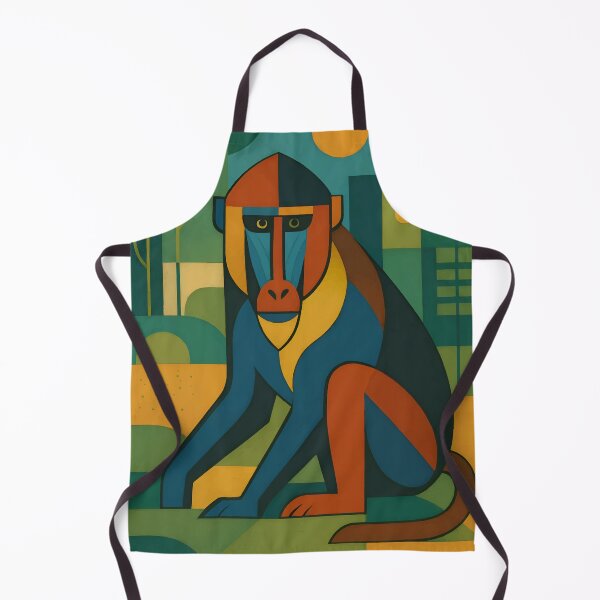 Item preview, Mandrill Illustration – Majestic Wildlife Portrait designed and sold by GalleryKauffeld.