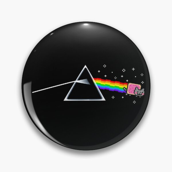 Item preview, Nyan Cat Rainbow Prism Retro Internet designed and sold by TrxshWear.