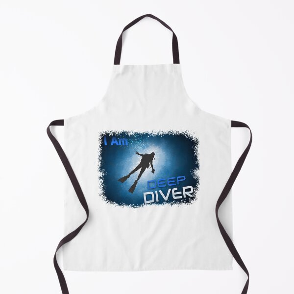Item preview, I Am Deep Diver Motivational Ocean Adventure Graphic Design designed and sold by zwaftney.