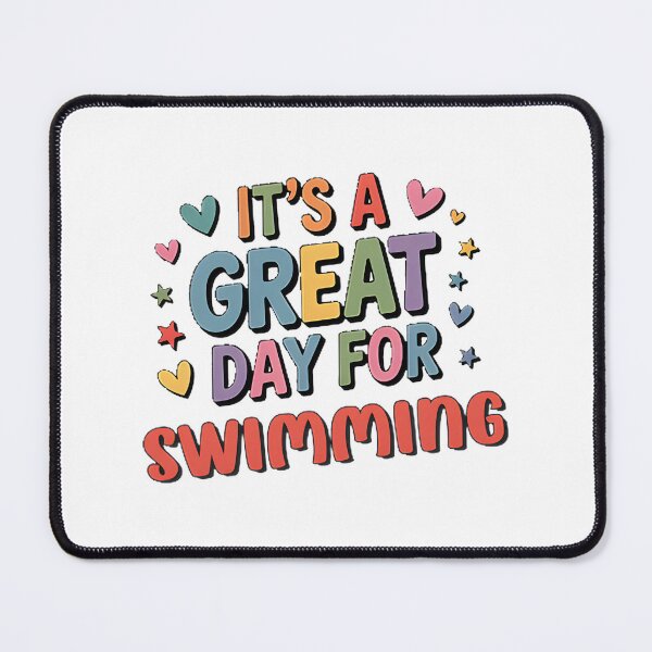 Item preview, It's a Great Day for Swimming - Funny Swimming Lover Design designed and sold by Angelizen.