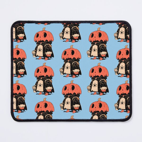Item preview, Kawaii Pumpkin Head Wizard Coffee Halloween Spooky Retro Art designed and sold by kuwagatamushi.