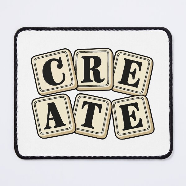 Item preview, Create Vintage Letter Tiles Typography Design designed and sold by sasaPRO.
