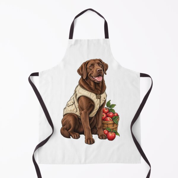Item preview, Labrador Orchard Harvest Helper designed and sold by PlanetPiperArt.
