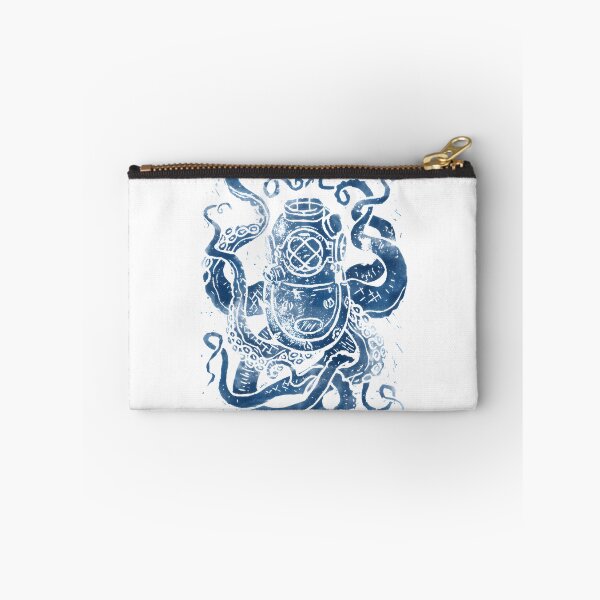 Item preview, Deep Sea Ocean Life Illustration with Marine Creatures and Underwater Scenery designed and sold by zwaftney.