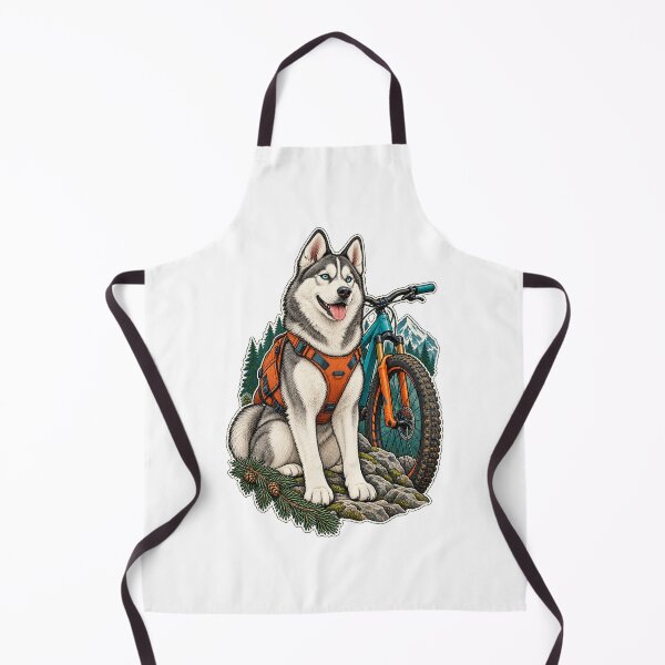 Item preview, Husky Mountain Bike Trail designed and sold by PlanetPiperArt.