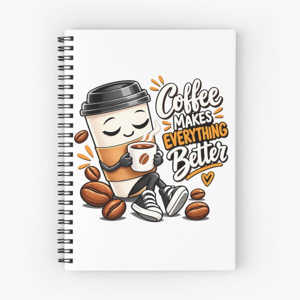 Item preview, Coffee Makes Everything Better – Cute Coffee Cup Character Lover Gift designed and sold by HSE1.