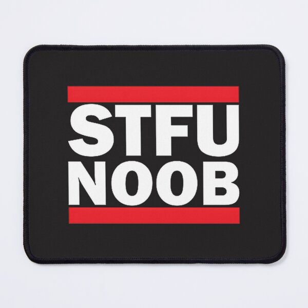 Item preview, Bold STFU NOOB White Text Design for Gamers and Internet Culture Enthusiasts designed and sold by Arthur Dal Pino.
