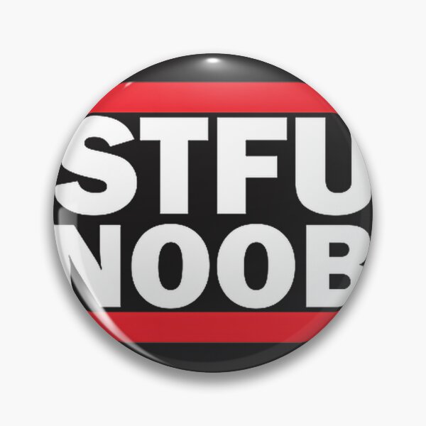 Item preview, Bold STFU NOOB White Text Design for Gamers and Internet Culture Enthusiasts designed and sold by Arthur Dal Pino.