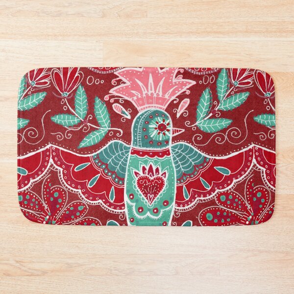 Item preview, Dove with Sacred Heart in Red and Teal designed and sold by Fani*.