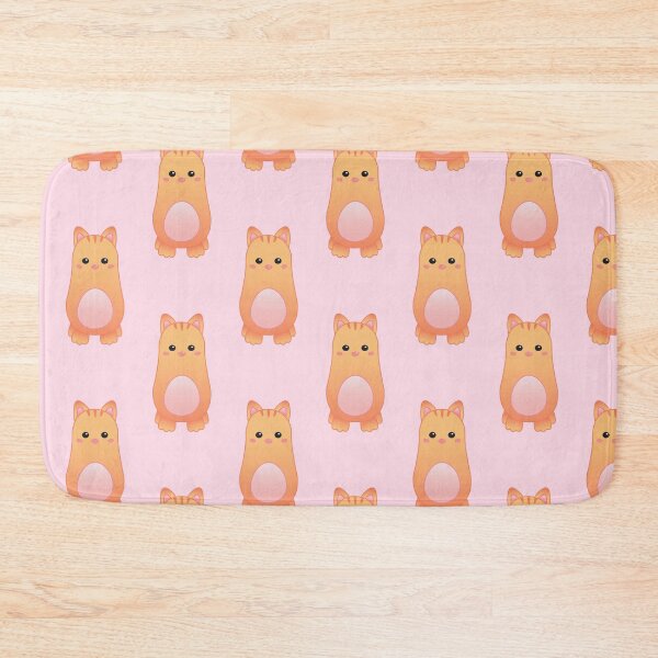 Item preview, Pattern of Kawaii Orange Cat - Baby Pink Edition designed and sold by Agamaji.