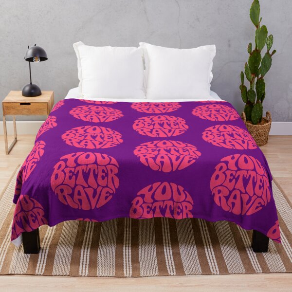Item preview, You Better Rave Pink – Underground Acid Rave designed and sold by UndergroundRavers.
