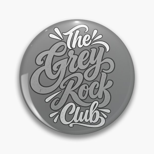 Artikelvorschau, Der Grey Rock Club – Genesung von narzisstischem Missbrauch – Schöne Typografie entworfen und verkauft von QuirkyGuacamole.