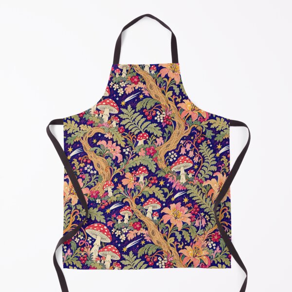 Item preview, Magic Mushroom Garden – Enchanted Floral Fairy Tale Pattern designed and sold by Bodique.