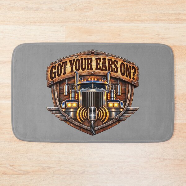 Item preview, Wooden Crest Trucker - Got Your Ears On? designed and sold by NomadForge.