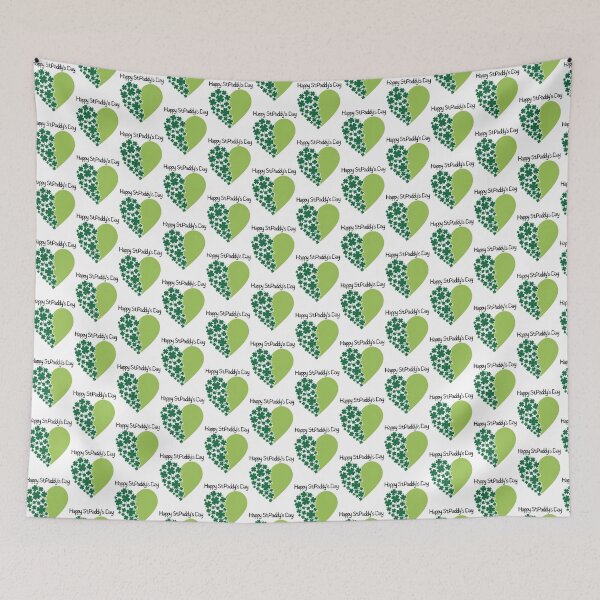 Artikelvorschau, Fröhliches St. Patrick's Day-Design mit Kleeblättern und festlichem Grün entworfen und verkauft von Abbozuz.