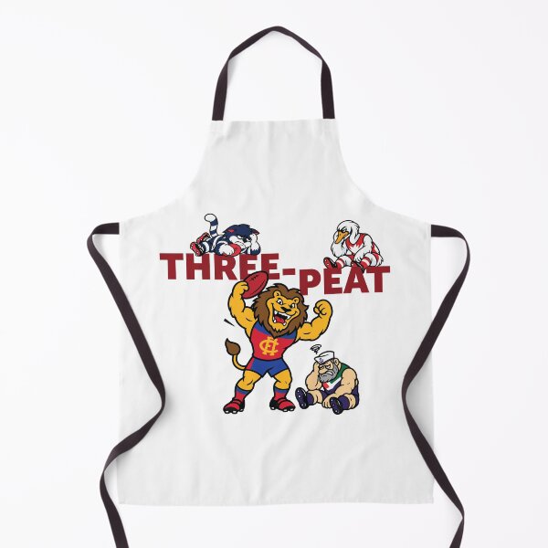 Item preview, BRISBANE THREE-PEAT (Retro Mascots) designed and sold by chimney001.