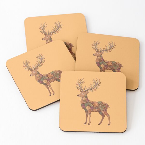 Item preview, Deer in its autumn finery - Autumn vibes, seasonal leaves - Autumn design animals designed and sold by ParadoxParadox.