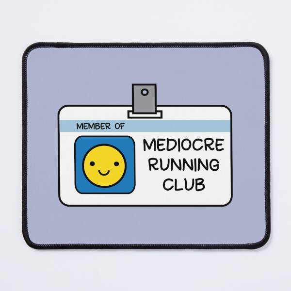 Item preview, Member of mediocre running club ID designed and sold by fluffyfamcraft.