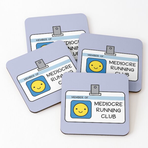 Item preview, Member of mediocre running club ID designed and sold by fluffyfamcraft.