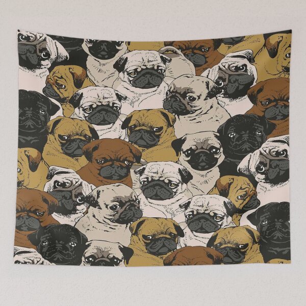 Item preview, The large pack of puppies running free designed and sold by Mente Creativa.