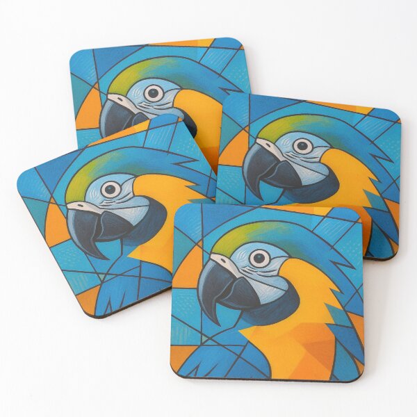 Item preview, Blue-Throated Macaw Illustration – Majestic Tropical Bird designed and sold by GalleryKauffeld.