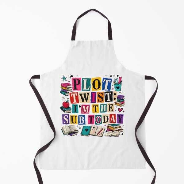 Item preview, Funny Substitute Teacher Quote Plot Twist I'm the Sub Today Classroom Humor Design designed and sold by Vaghela Ajay.